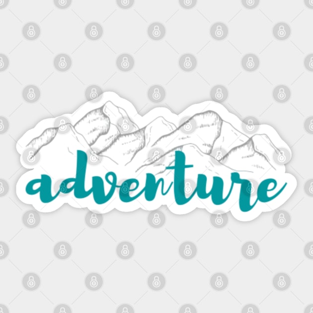 Adventure Sticker by MMaeDesigns